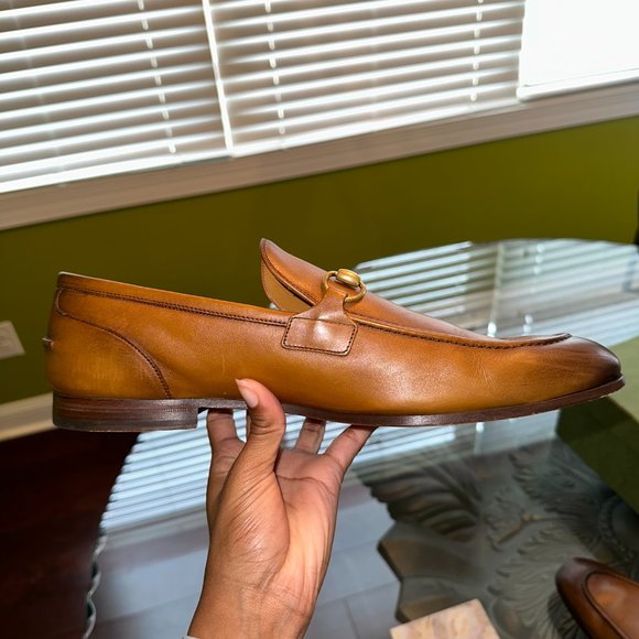 Men\'s Gucci Leather Brown Loafers main image 7